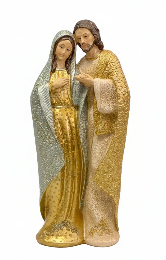 12" Mary & Joseph Statue
