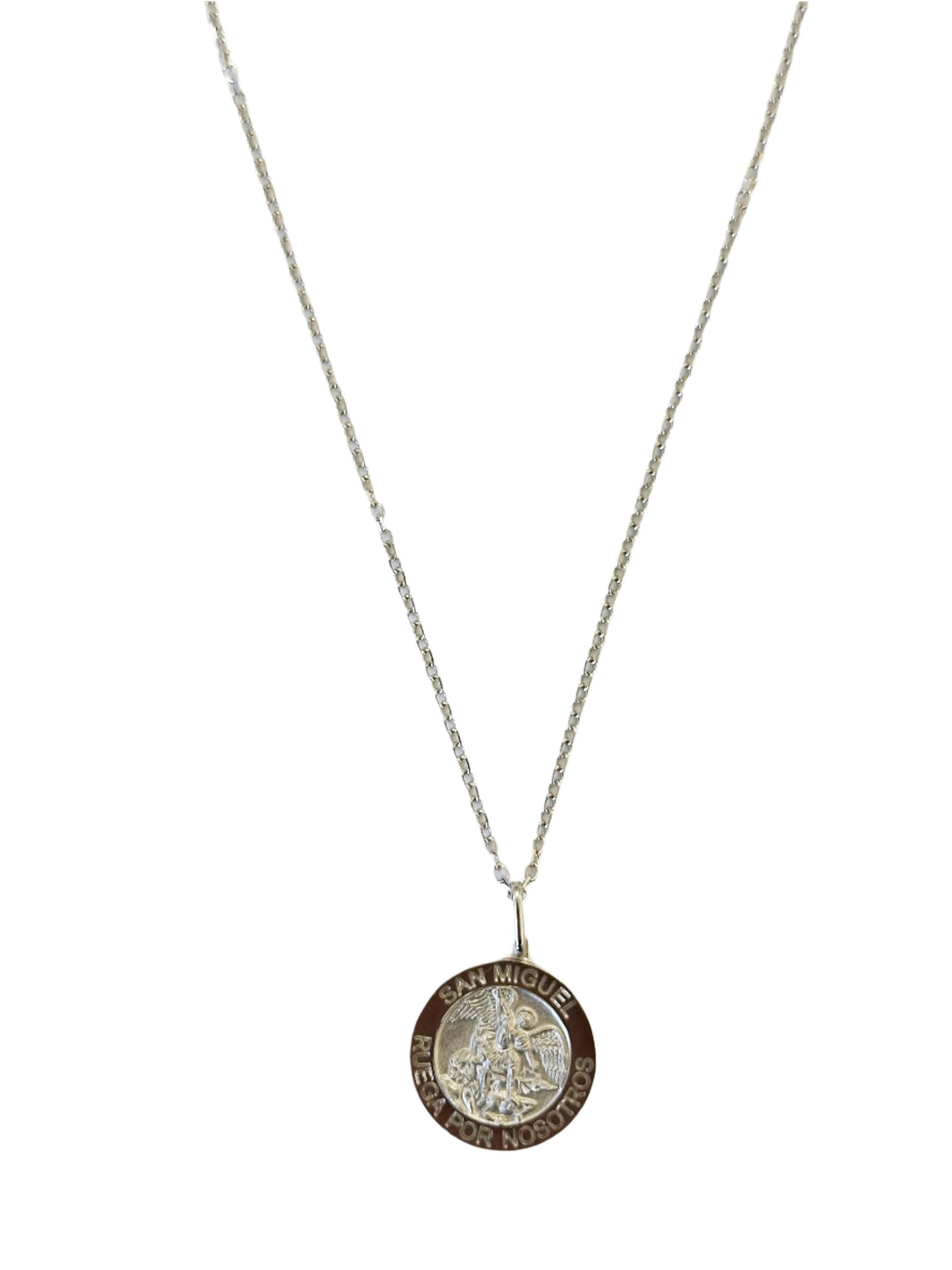 Sterling Silver San Miguel Necklace with Rolo Chain