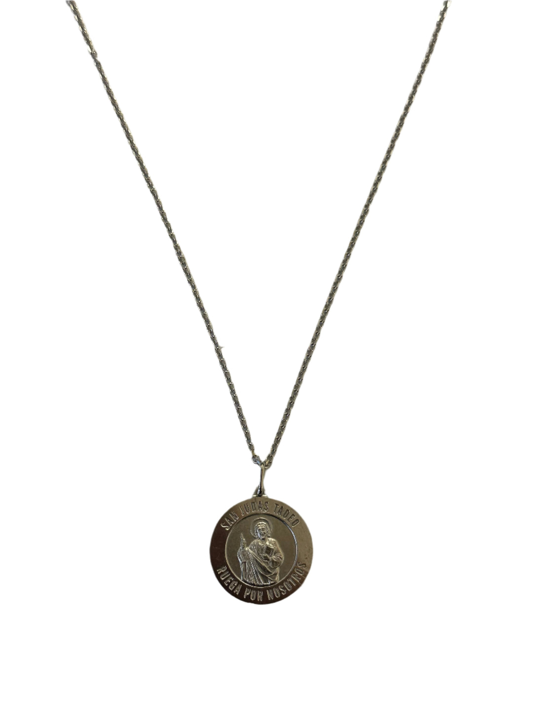 Sterling Silver San Judas Necklace