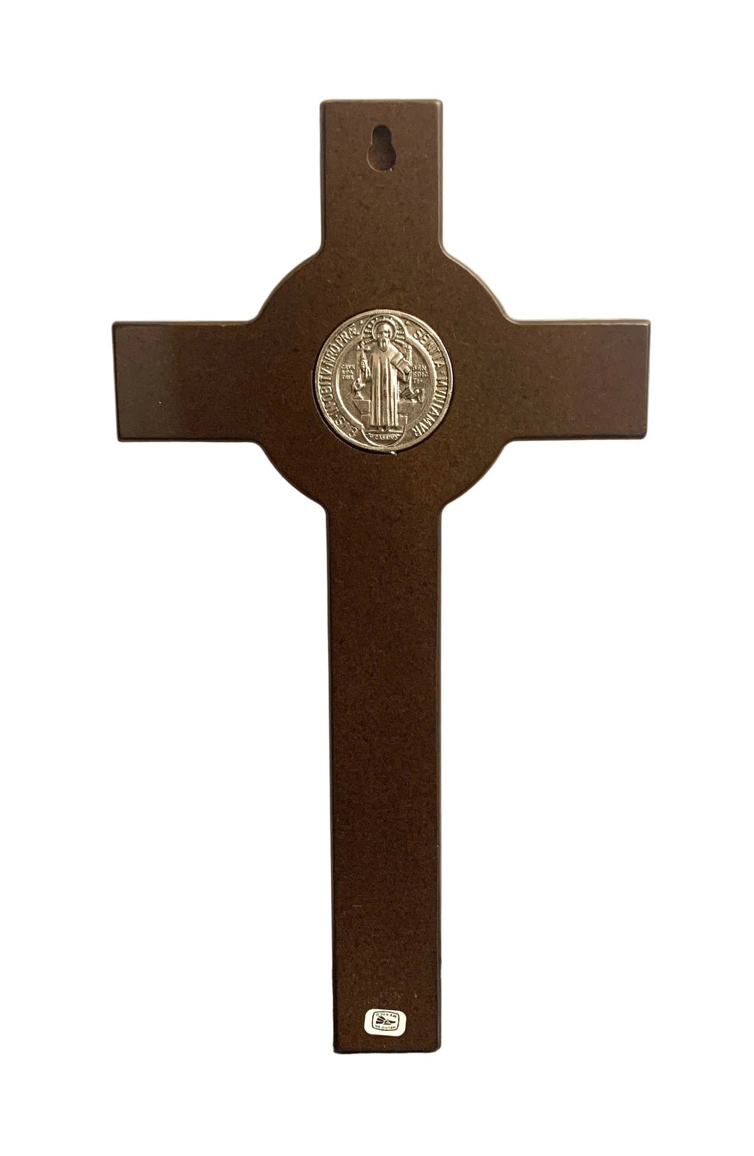 13" Wooden St. Benedict Wall Crucifix