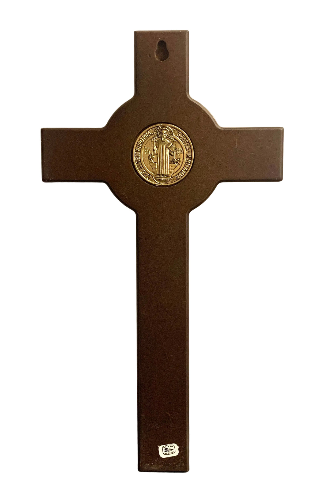 13" Wooden St. Benedict Wall Crucifix