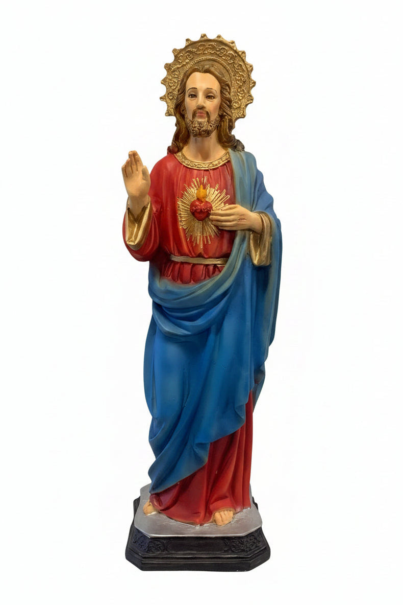 17" Sacred Heart of Jesus Statue