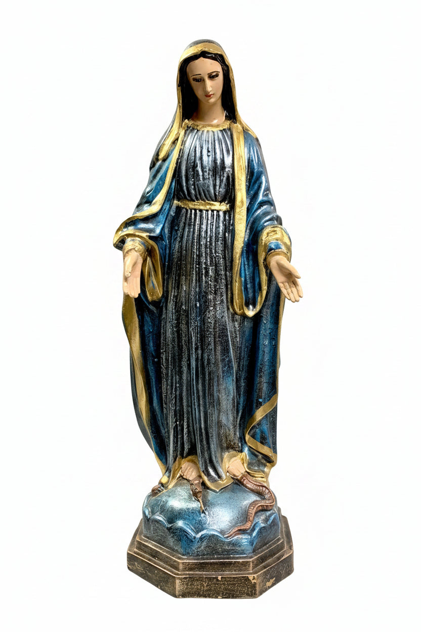 21.5" Our Lady of Grace Resin Statue