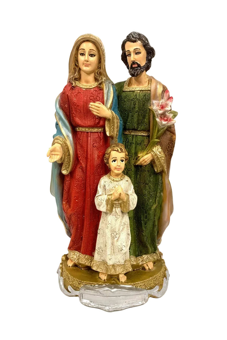 11" Holy Family Resin Statue