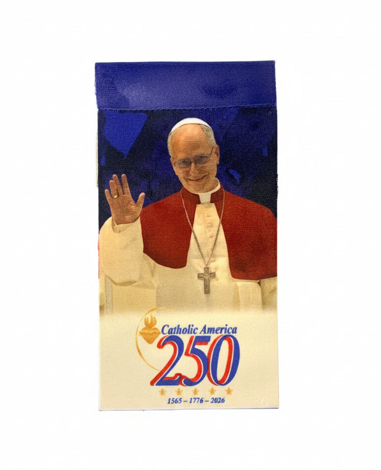 Pope Leo XIV Catholic America 250 Mini Printed Tapestry