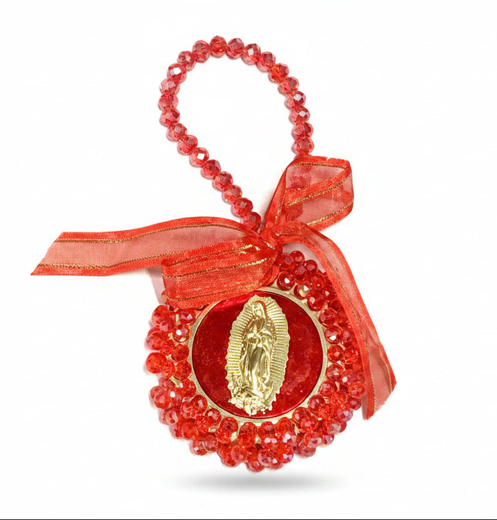 7" Crystal Home Blessing with Our Lady of Guadalupe