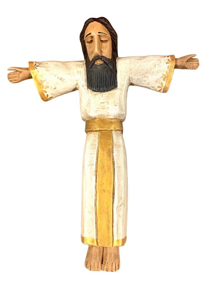 16" Wooden Christ Wall Plaque