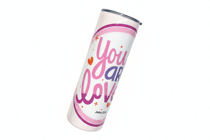 20 oz Stainless Steel You Are Loved Tumbler