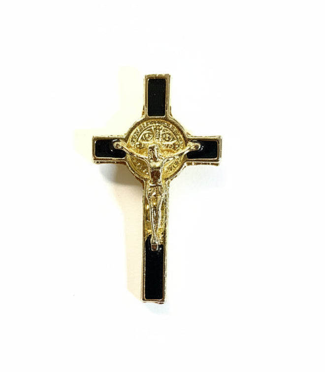 1.5" St. Benedict Crucifix Lapel Pin