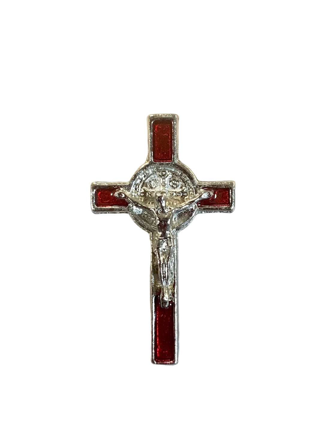 1.5" St. Benedict Crucifix Lapel Pin