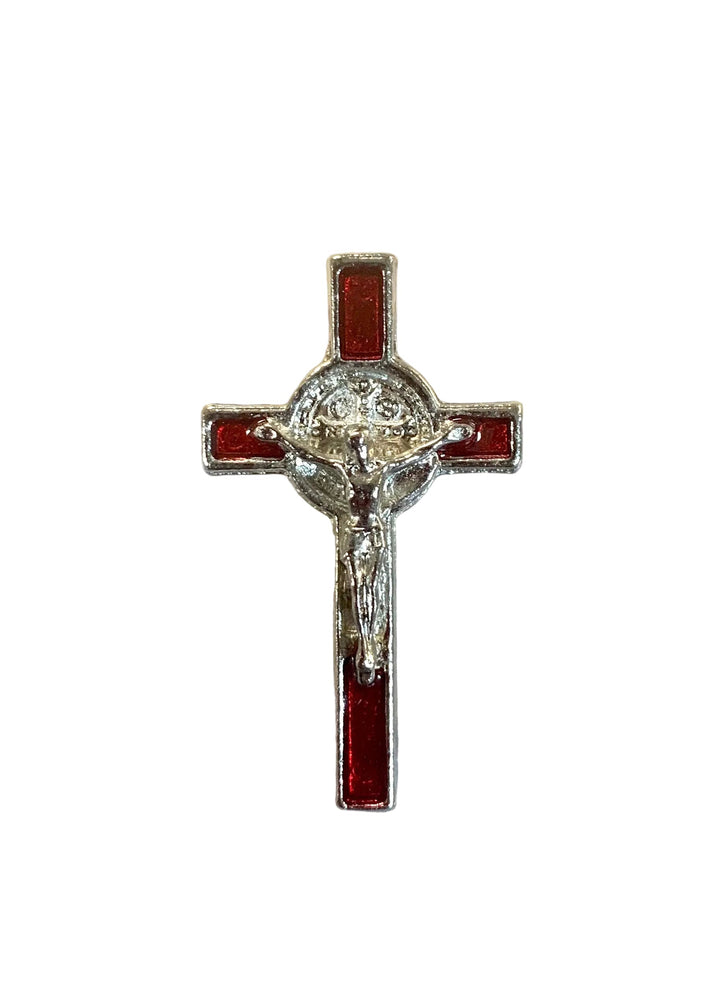 1.5" St. Benedict Crucifix Lapel Pin