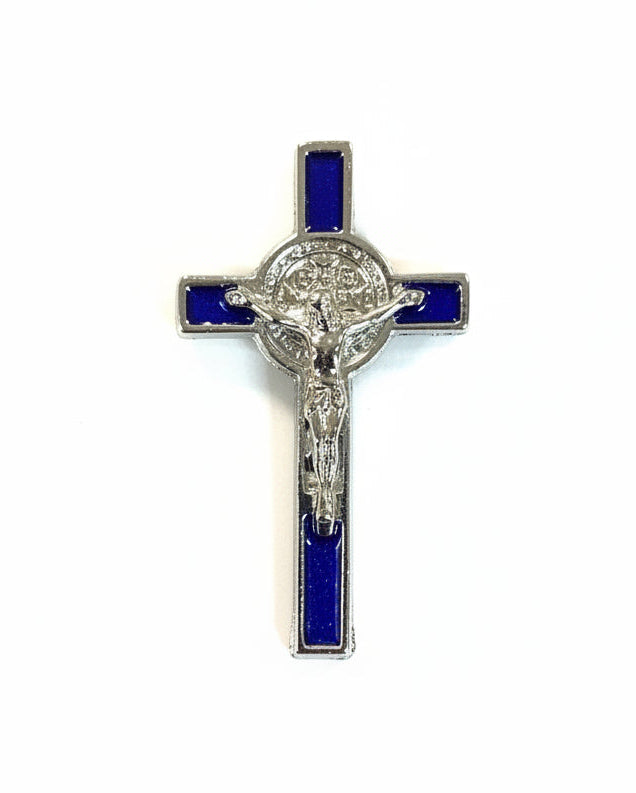 1.5" St. Benedict Crucifix Lapel Pin