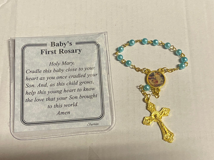 4mm One Decade Baby Rosary