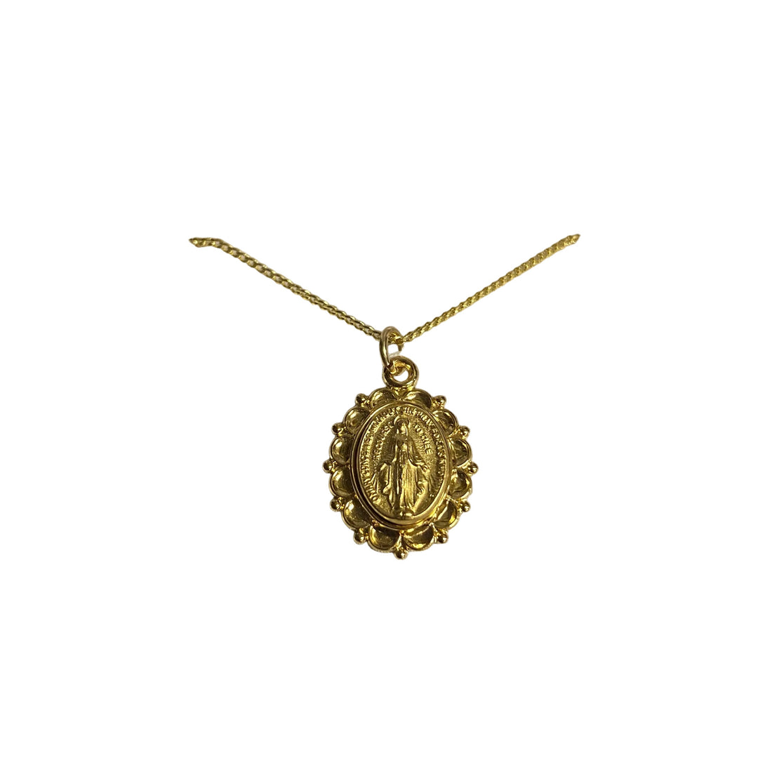 18" Miraculous Medal Necklace