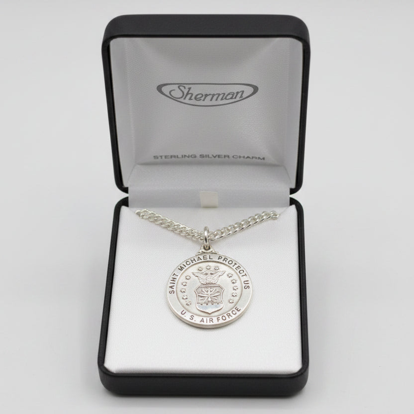 24" St. Michael U.S. Air Forces Medal Necklace