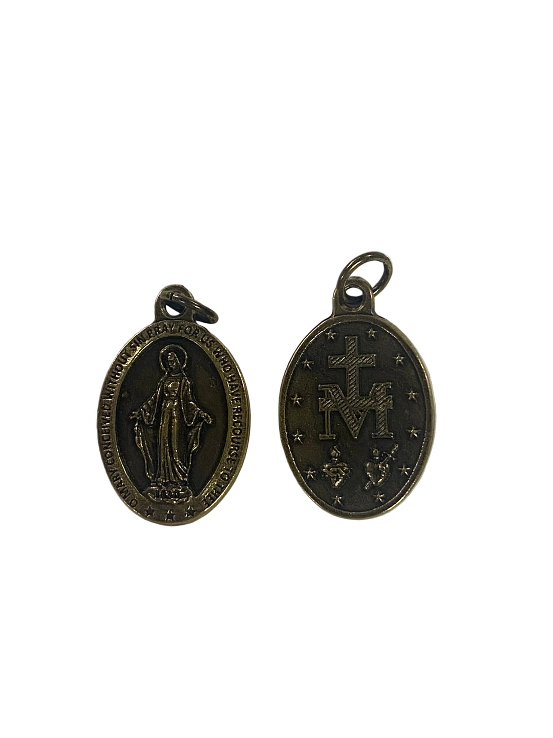 1" Brass Miraculous Medal