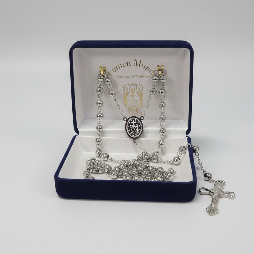 6mm Stainless Steal Rosary
