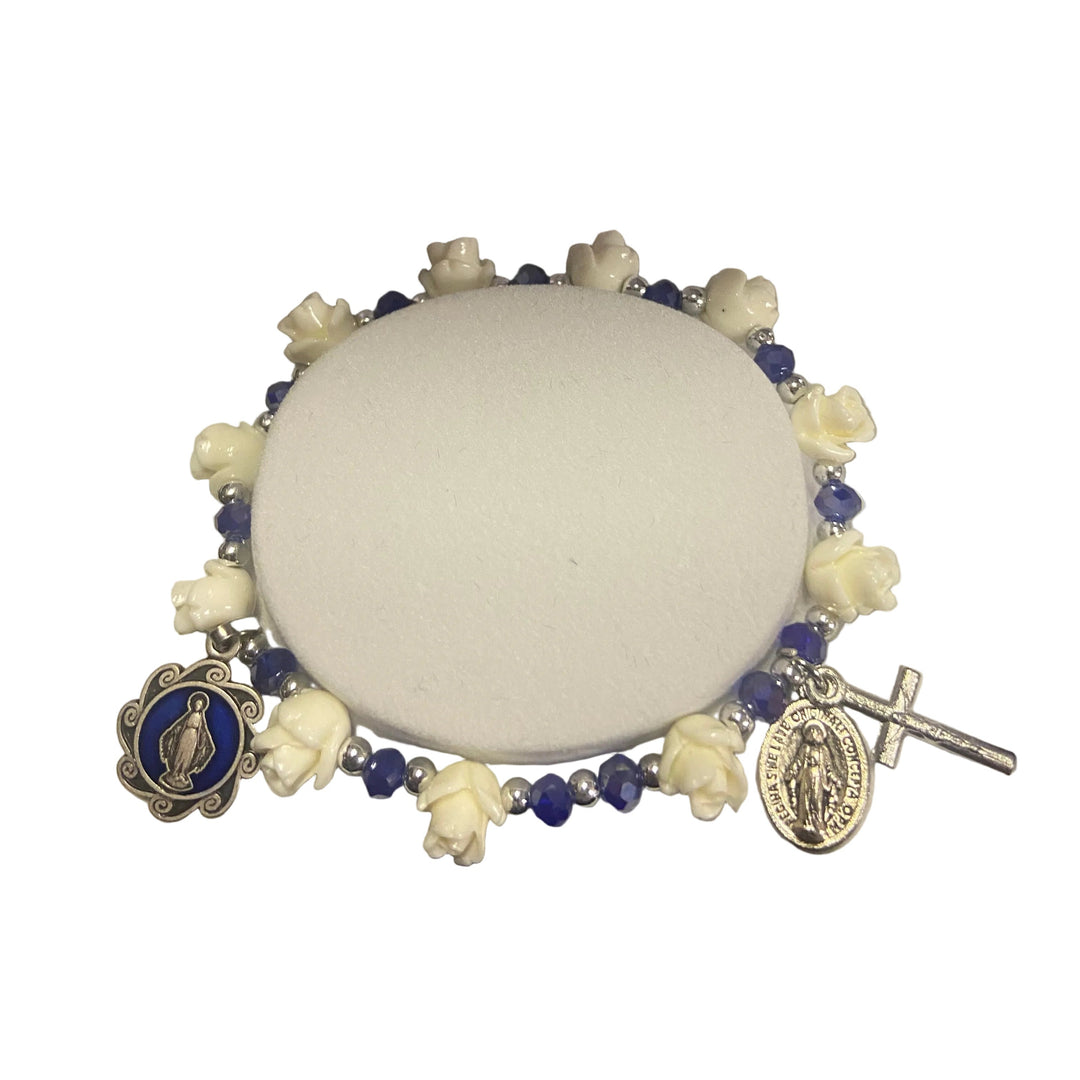 Flower Beaded Bracelet