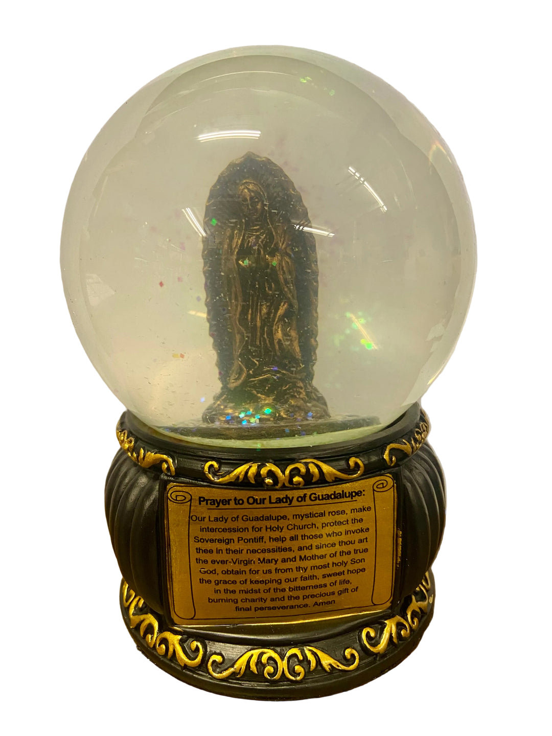 5.25" Our Lady of Guadalupe Water Globe