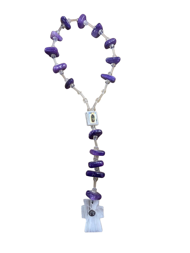 8" Single Decade Gemstone Rosary