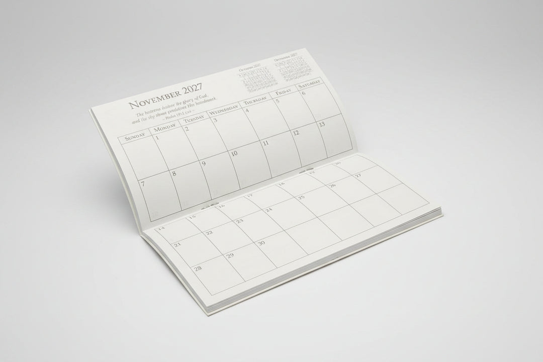 2027 Small Daily Planner Merchandiser