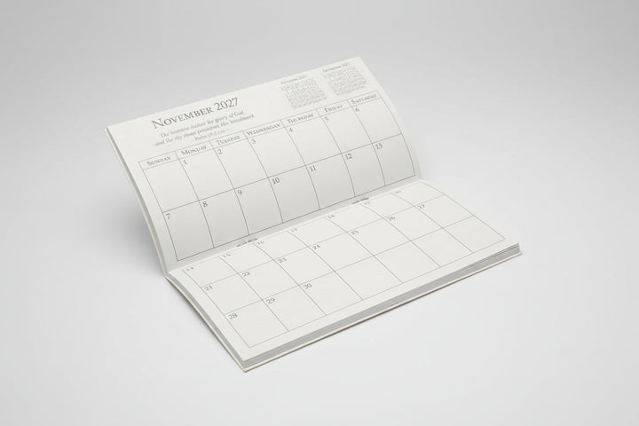 2027 Small Daily Planner Merchandiser