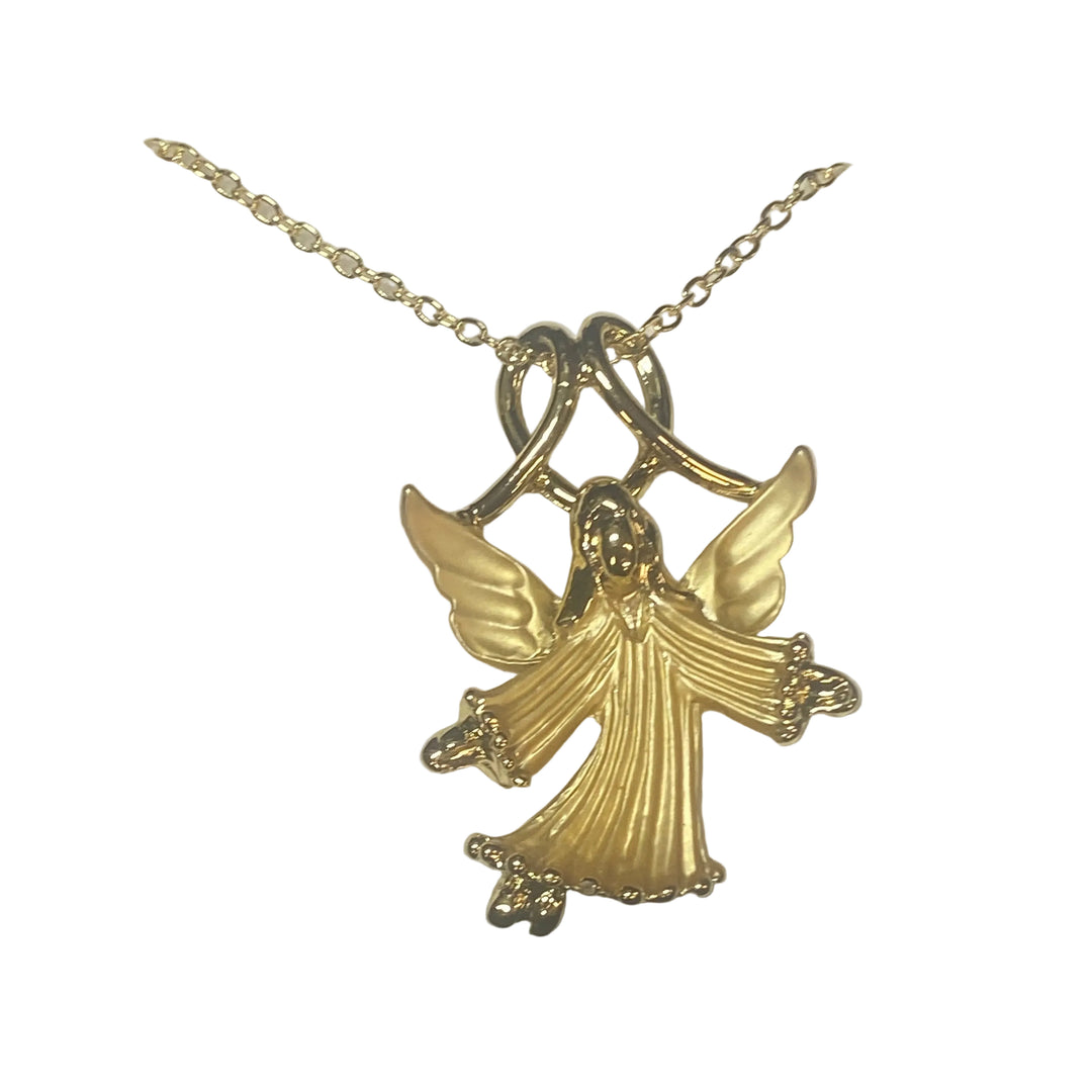 18" Gold Angel Necklace