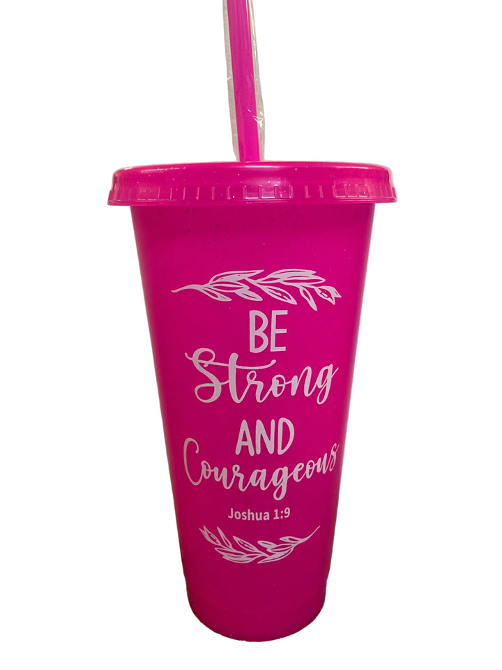 24oz  Sparkle Bible Quote Tumbler