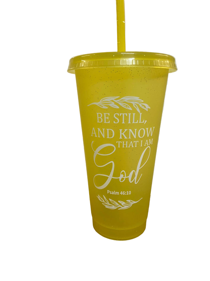 24oz  Sparkle Bible Quote Tumbler