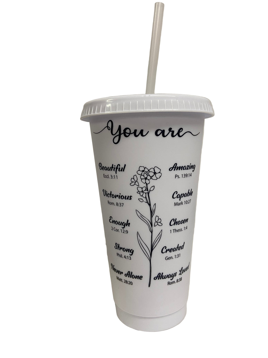 24 oz Bible Verse Tumblers