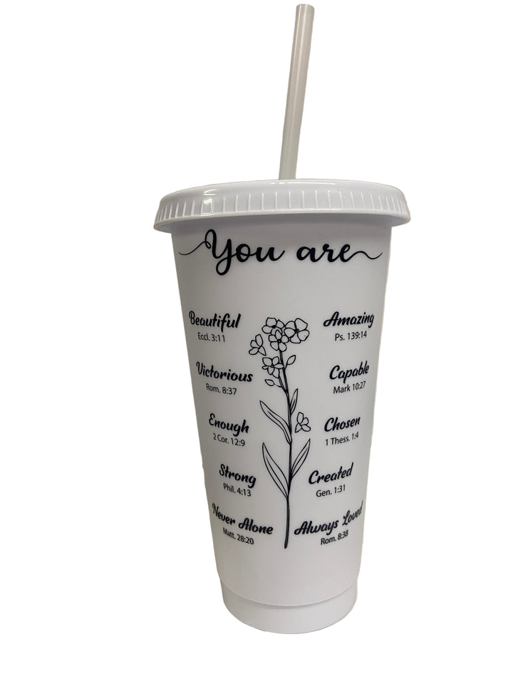 24 oz Bible Verse Tumblers