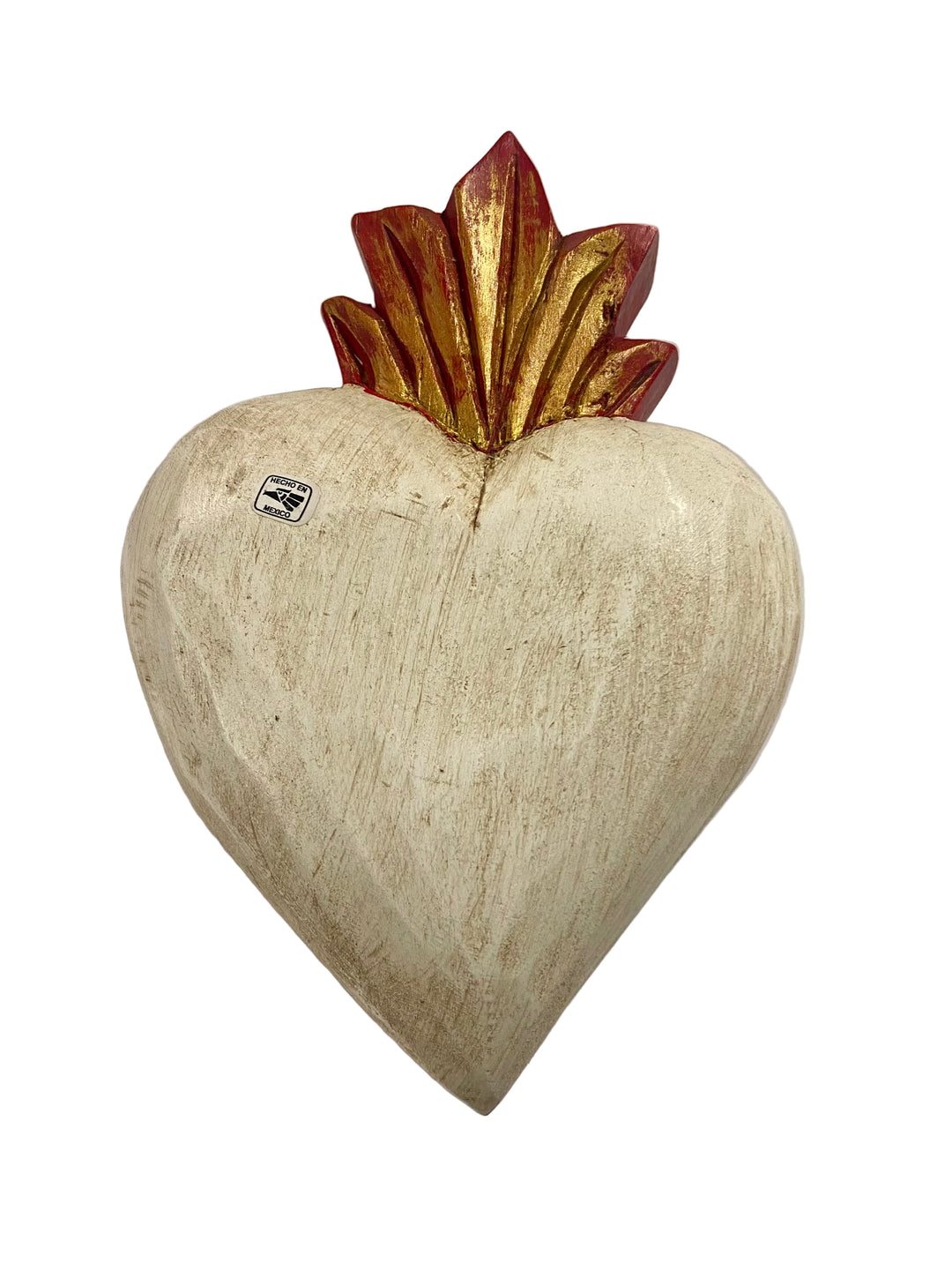 8" Wooden Sacred Heart Plaque