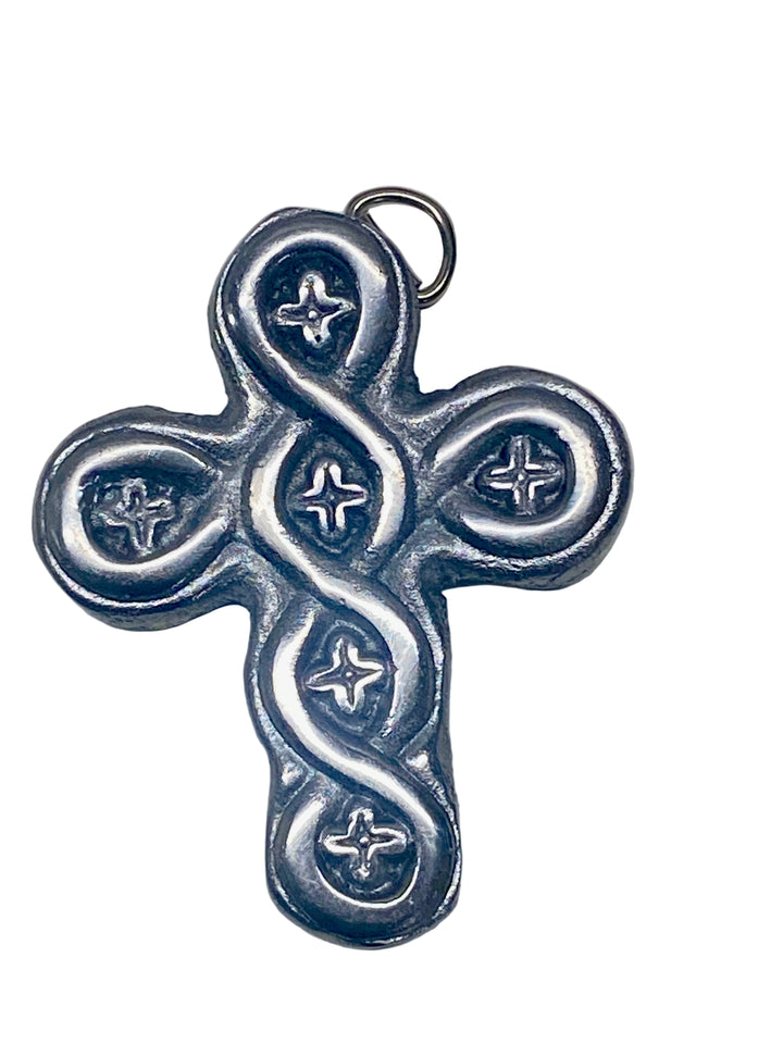 3" Mini Pewter Cross