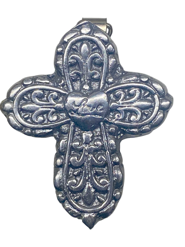 3" Mini Pewter Cross