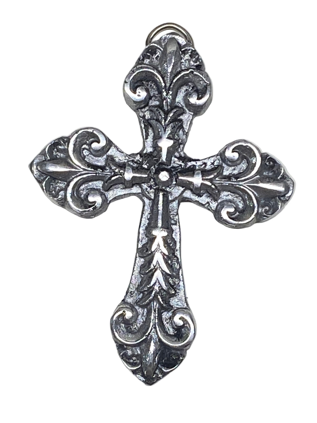 3.5"-4" Mini Pewter Cross