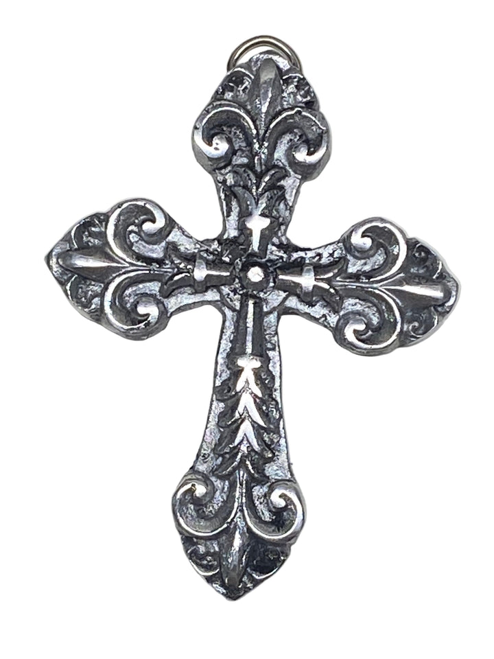 3.5"-4" Mini Pewter Cross