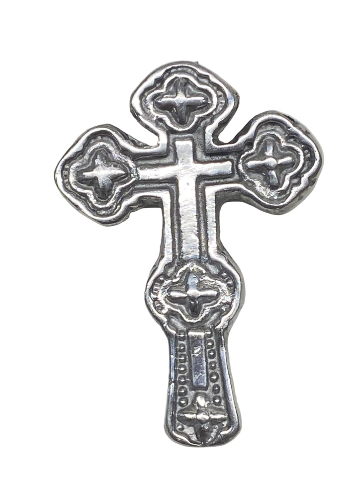 3.5"-4" Mini Pewter Cross