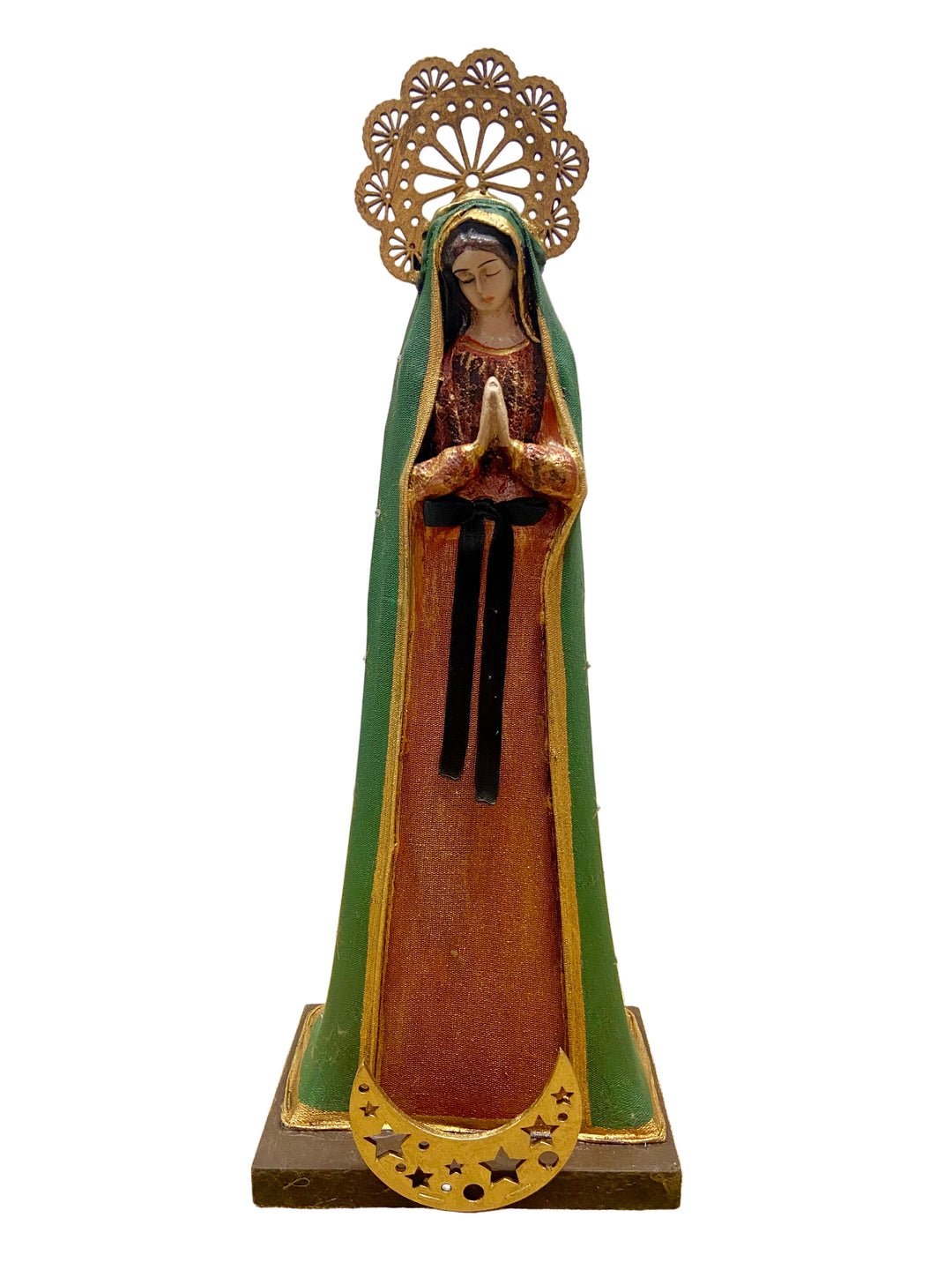 16" Our Lady of Guadalupe Canvas Statue