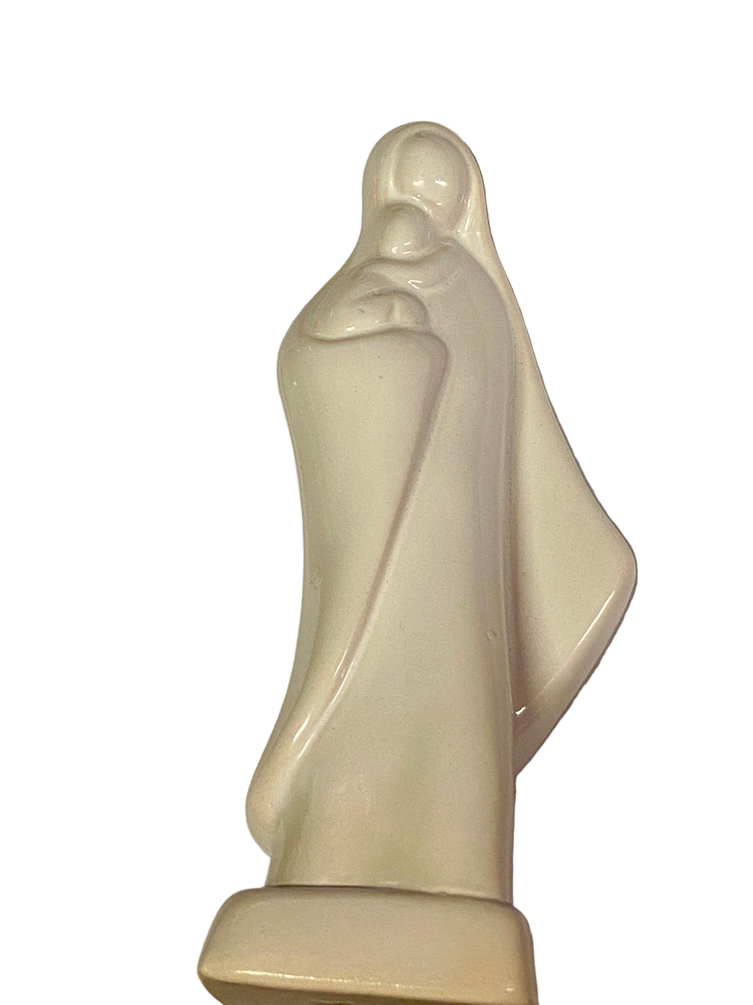 8.5" White Ceramic Marian Statue