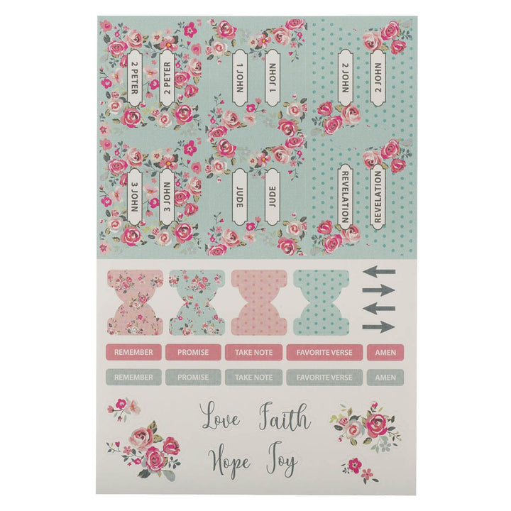Pink and Blue Old and New Testament Bible Indexing Tabs