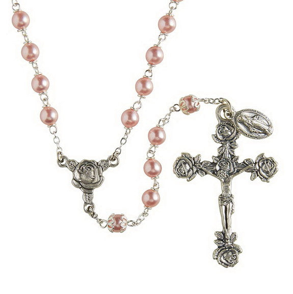 Swarovski Rose Gold Rosary