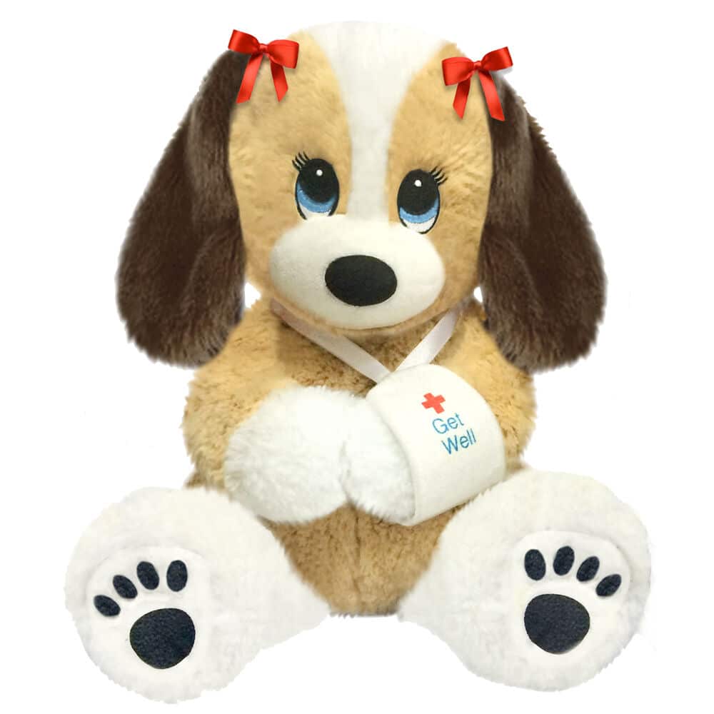 10" Sad Puppy Plush