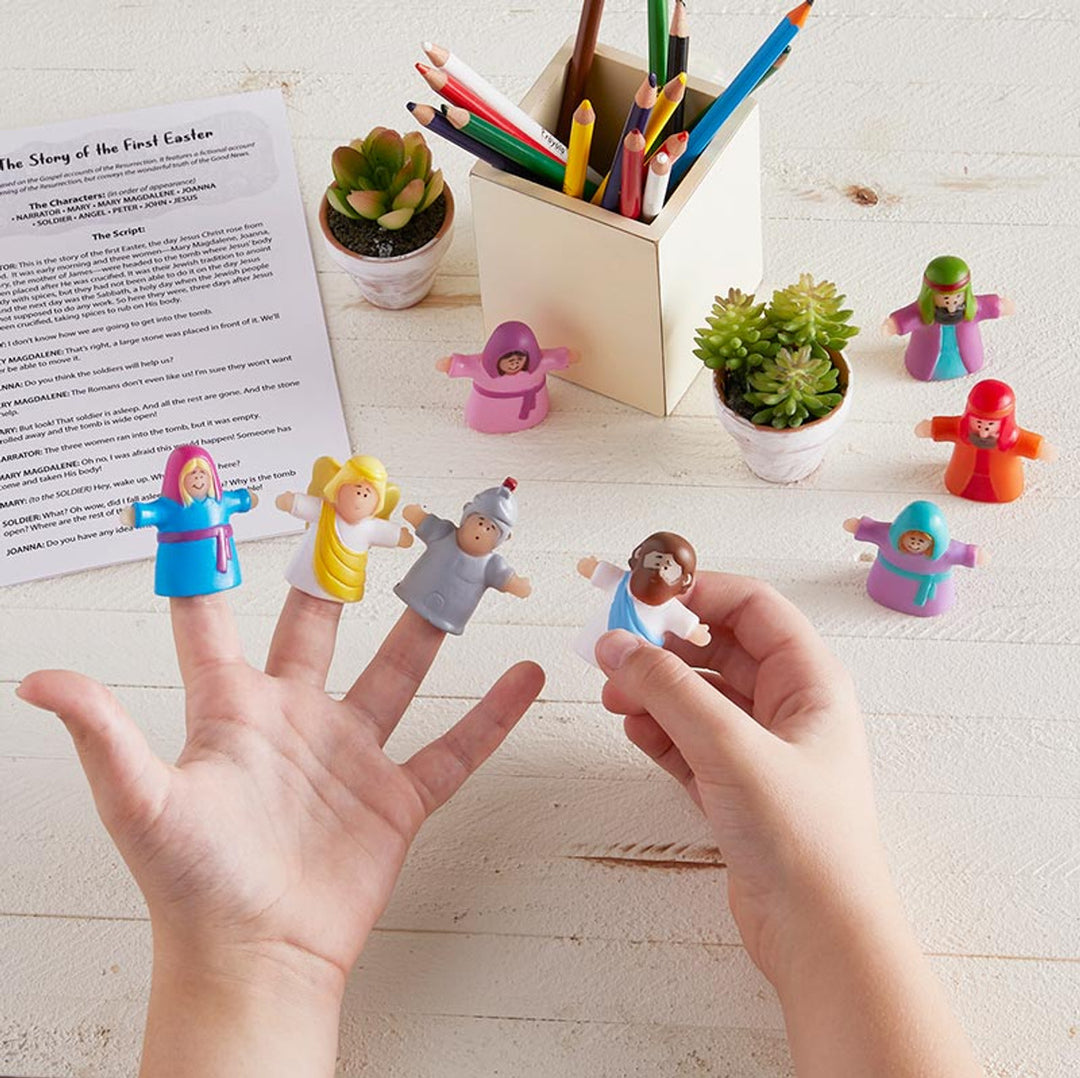 Easter Story Finger Puppet Set