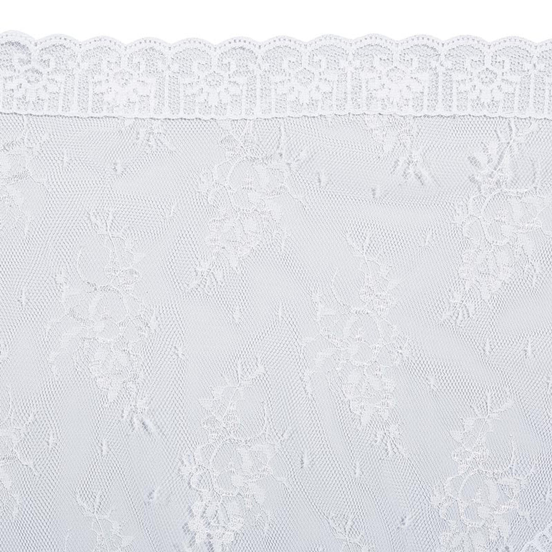White Lace Infinity Chapel Veil