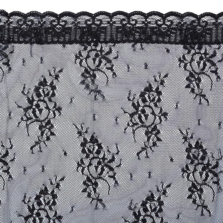 Black Lace Infinity Chapel Veil