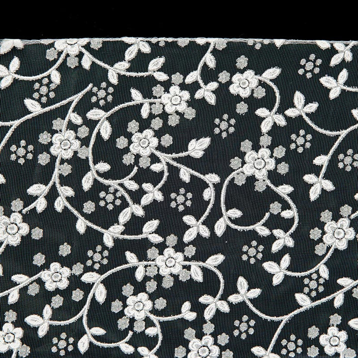 White Lace Chapel Veil with Tassels