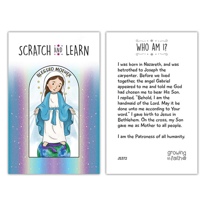 Scratch & Learn Card - Madonna