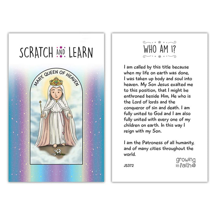 Scratch & Learn Card - Madonna