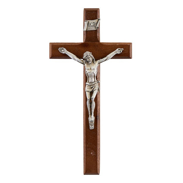 6.25" Walnut Wall Crucifix