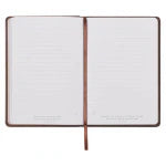 Amazing Grace Brown Crown of Thorns Classic Faux Leather Journal - Isaiah 53:3